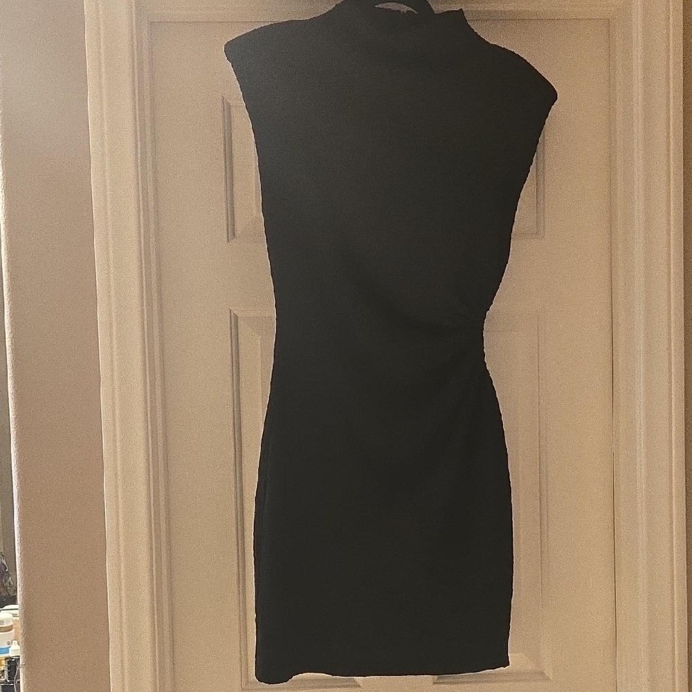 Astr Black Mini Dress